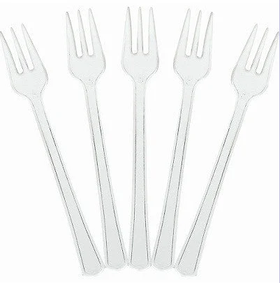 women's high-low dressesClear Mini Forks | 40ct