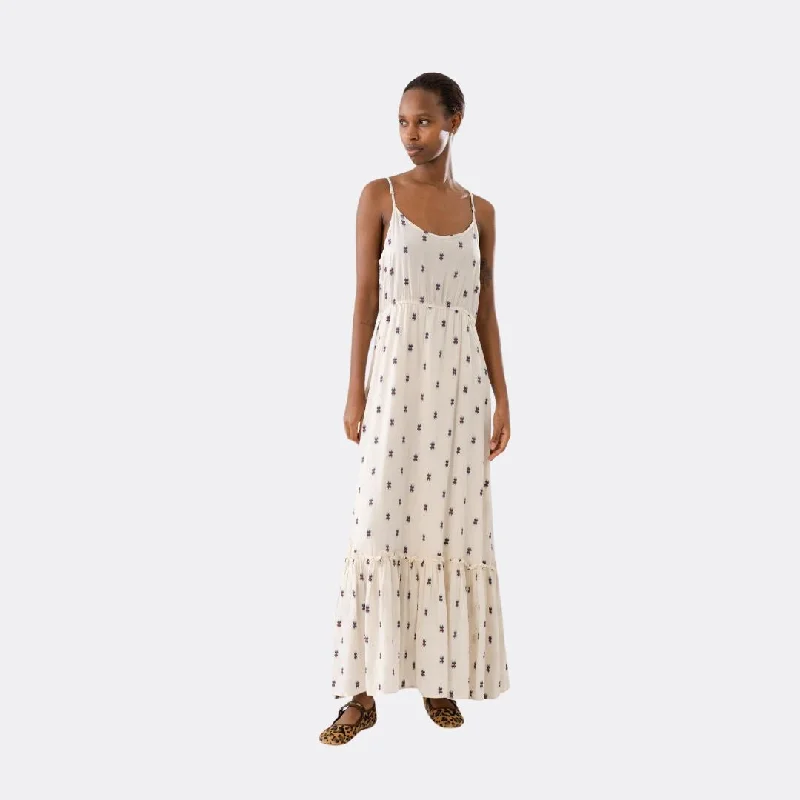 women's wedding guest dressesUnoLL Maxi Dress (Creme)