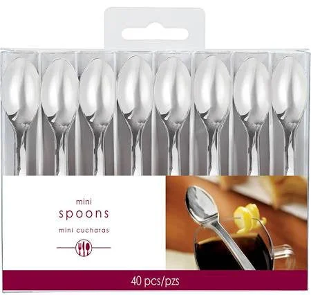 women's mini dressesSilver Mini Spoons | 40 ct