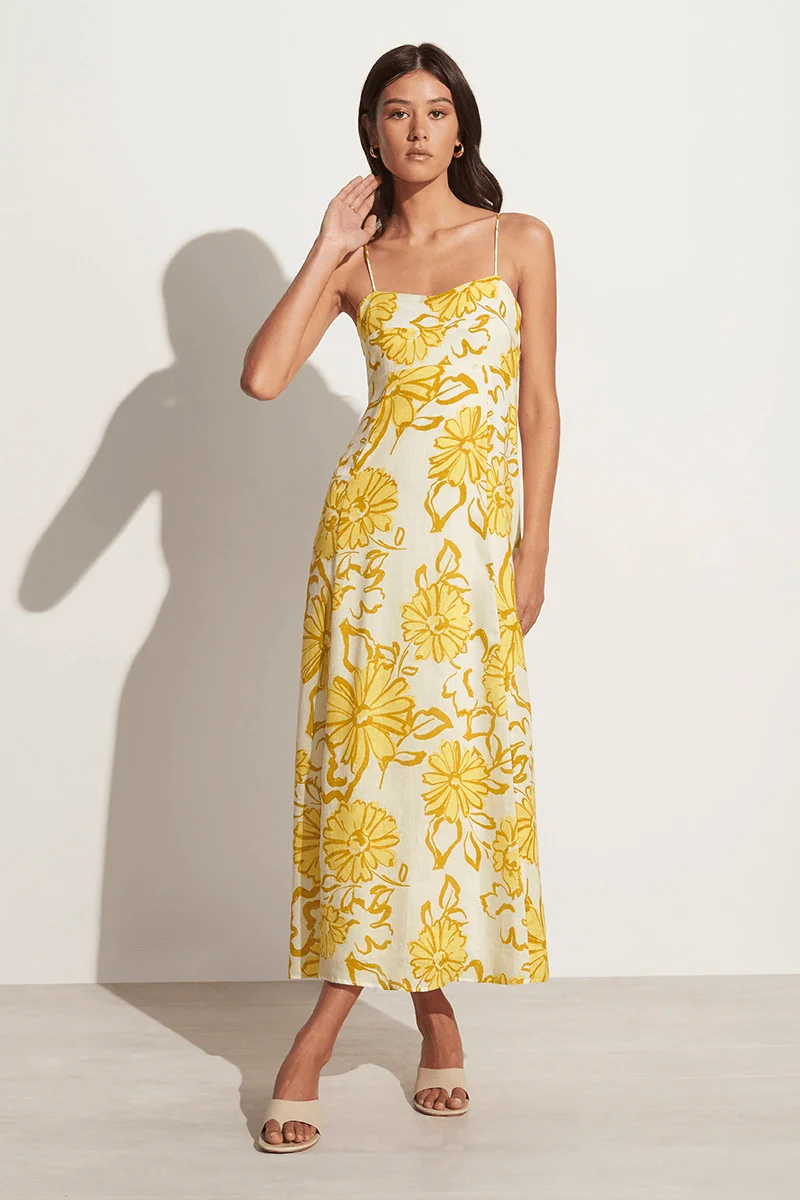 women's midi dressesSorso Midi Dress - Cagliari Floral Print