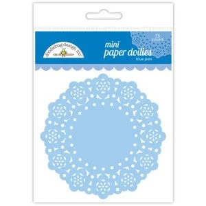 Pastel DressBlue Jean Mini Doilies 3'' | 75 ct