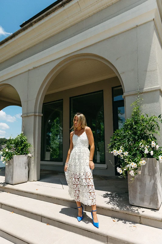 Cheetah Print DressEmaline Midi Dress - Cream