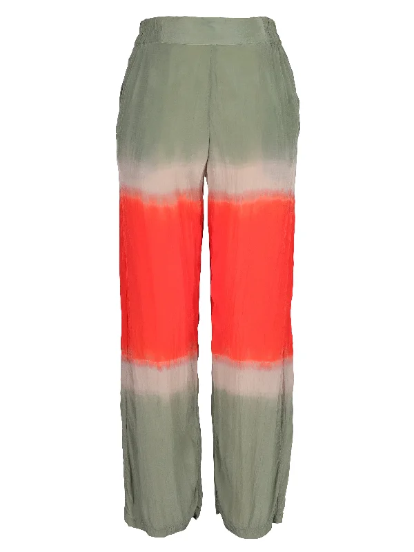 women's cotton pantsELINA TINA trousers - Army Mix