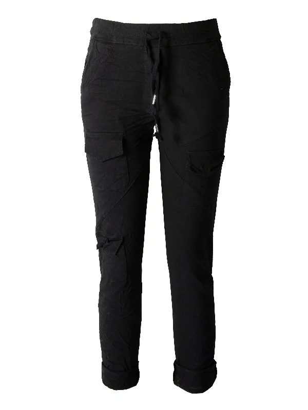 women's flare pantsUta Trousers - Black