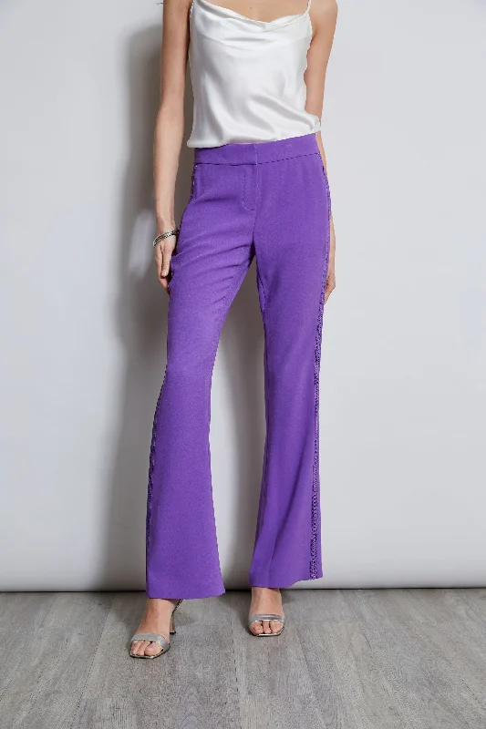 women's flare pantsLace Trim Fit & Flare Pant