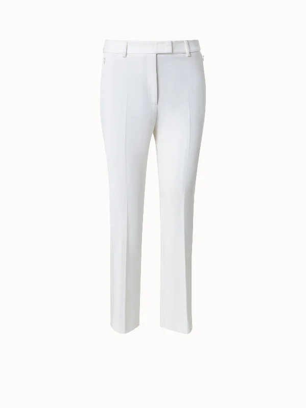 women's high-performance pantsTechno Wool Stretch Gabardine Cropped Pants