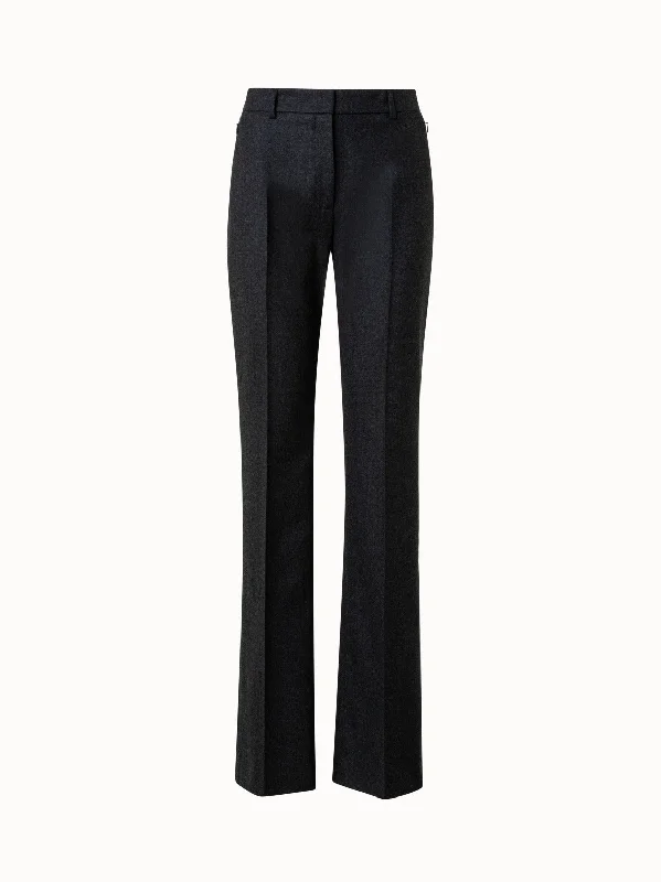 women's straight-leg pantsWool Stretch Flannel Bootcut Pants