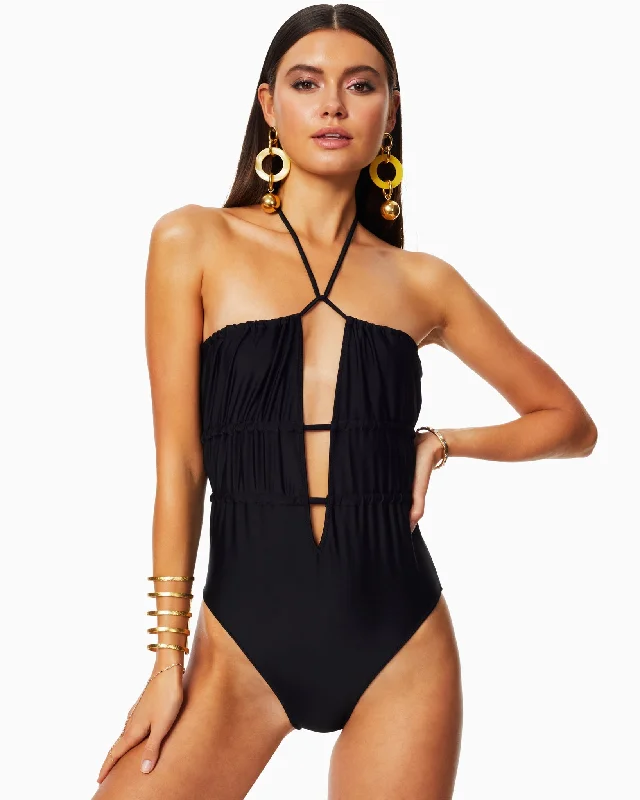 women's striped dressesMarta Strapless One Piece Swimsuit