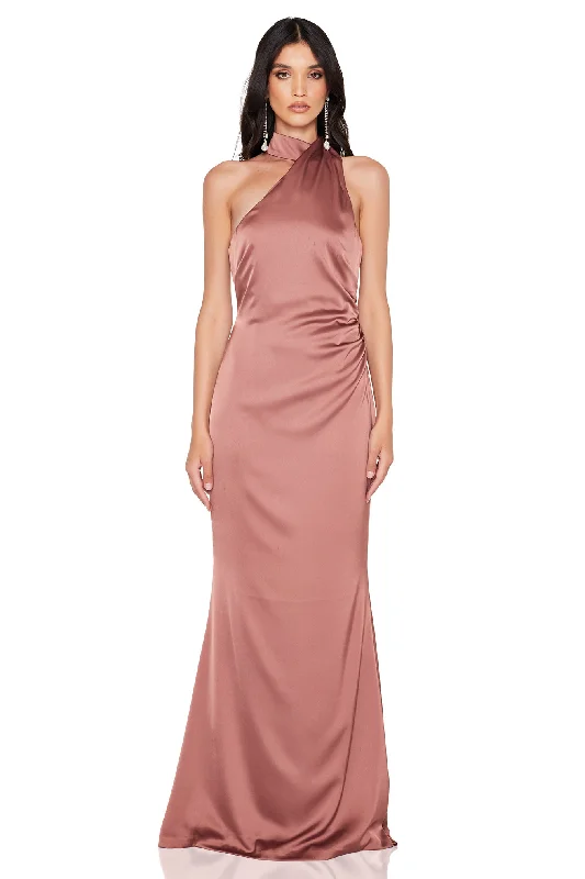 women's vacation dressesNookie Entice Gown - Mocha