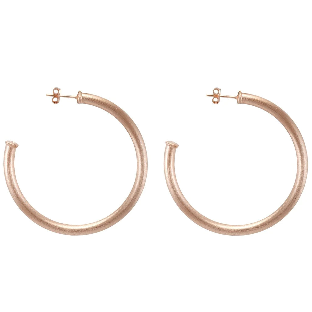 women's bell-sleeved dressesSheila Fajl Everybody's Favorite Small Brushed Champagne Hoops