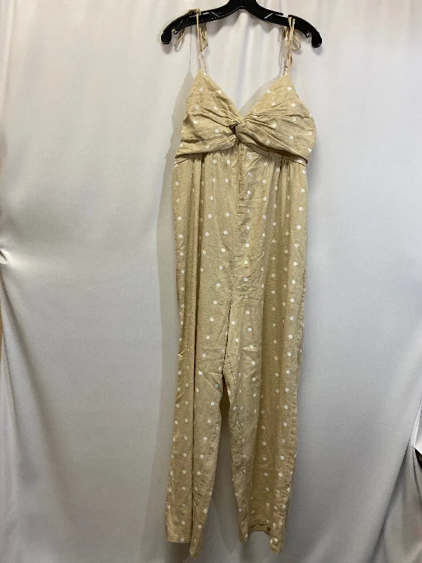 women's jumpsuits for gym sessionsBeige Jumpsuit Old Navy, Size L