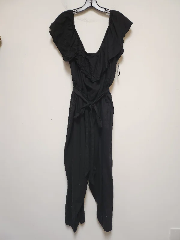 women's jumpsuits with halter necksBlack Jumpsuit Ava & Viv, Size 3x