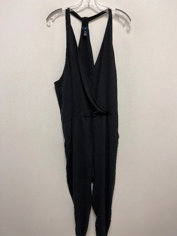 women's jumpsuits for date nightsBlack Jumpsuit Gap, Size Xl