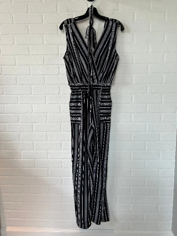 women's jumpsuits for breathable wearBlack Jumpsuit Monteau, Size M