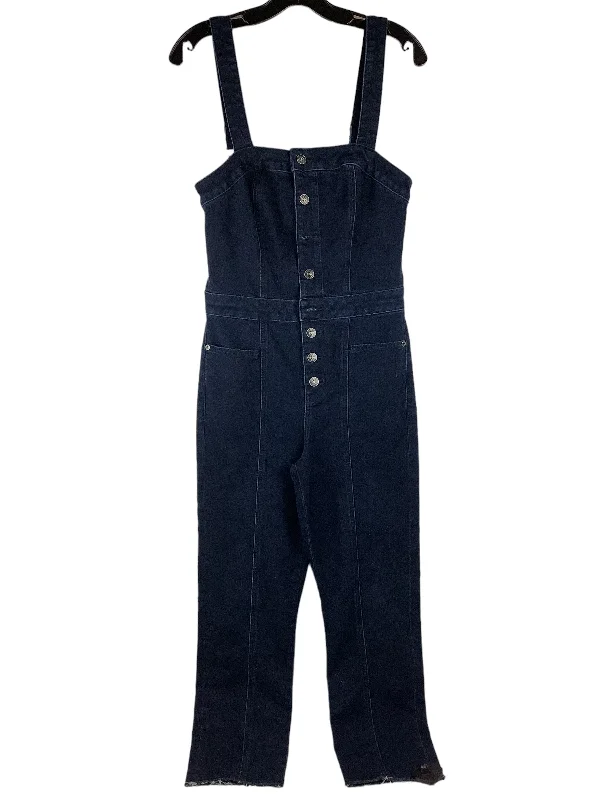 women's formal jumpsuitsBlue Denim Jumpsuit Express, Size 4