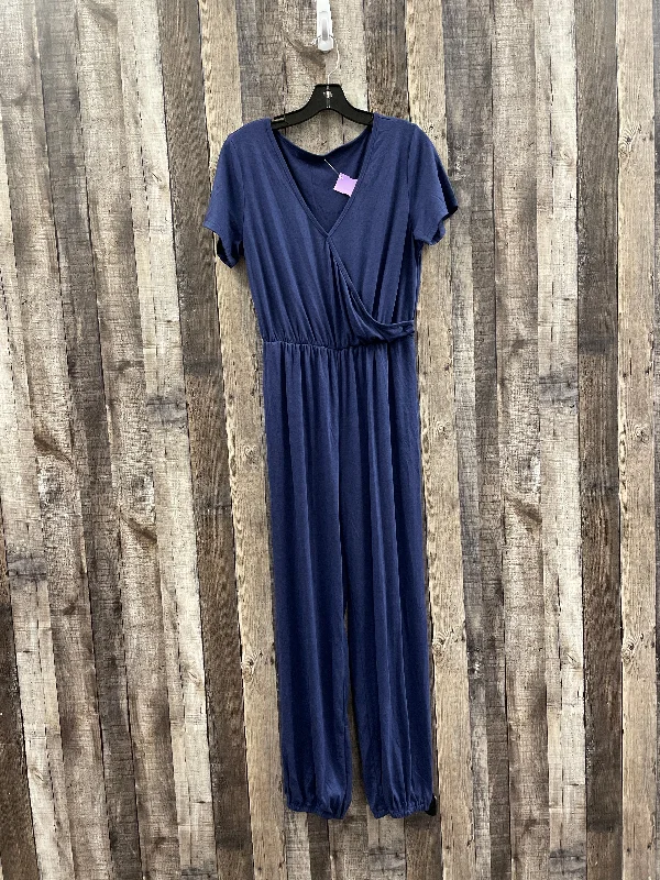 women's jumpsuits for fallBlue Jumpsuit Cupshe, Size L