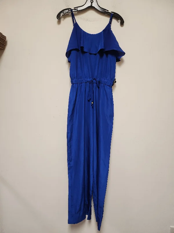 women's jumpsuits with zippersBlue Jumpsuit Michael By Michael Kors, Size Xs