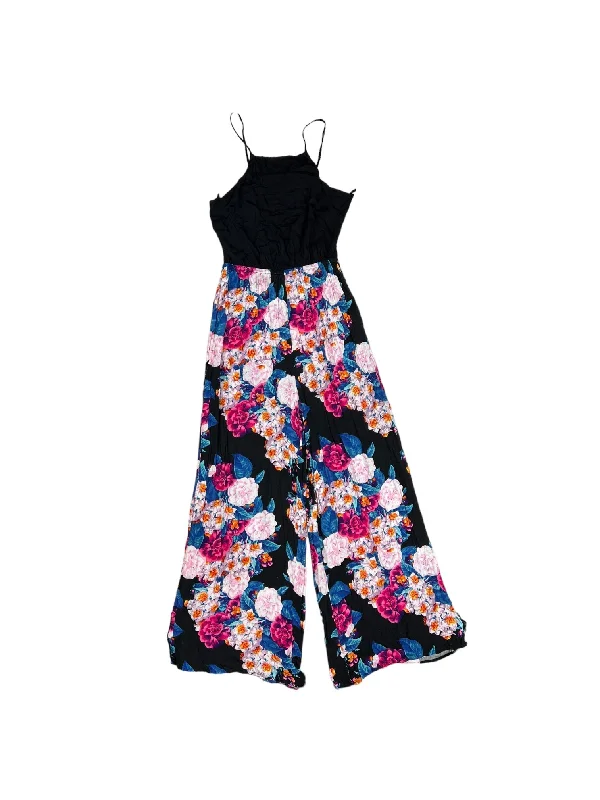 women's jumpsuits with bell sleevesFloral Print Jumpsuit Minkpink, Size S