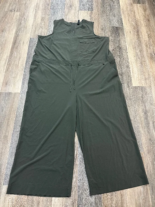 women's jumpsuits with round necksGreen Jumpsuit Athleta, Size 3x