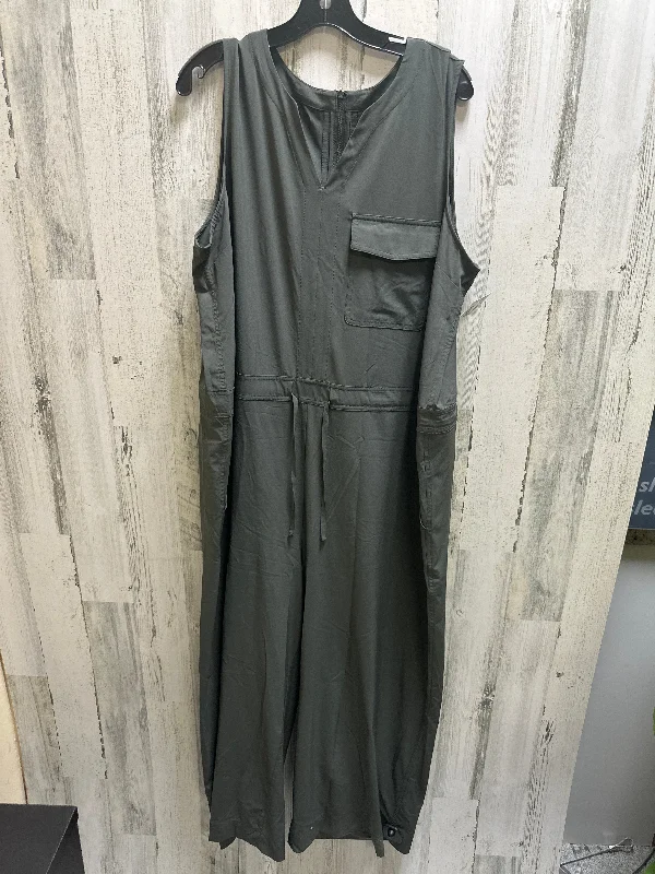 women's jumpsuits with belt loopsGrey Jumpsuit Athleta, Size 2x