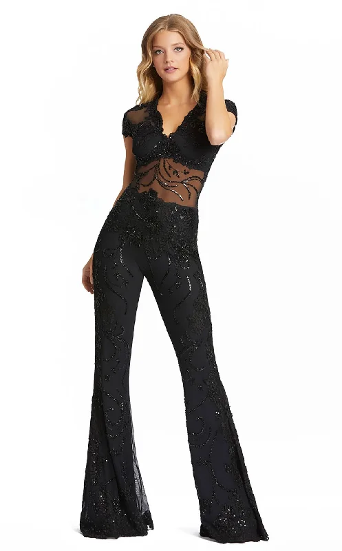 women's high-slit jumpsuitsMac Duggal 1993M Jumpsuit