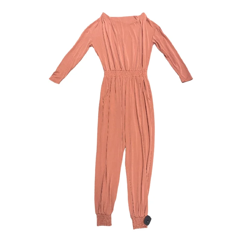 women's jumpsuits for curve-hugging stylesRed Jumpsuit Anthropologie, Size Xs