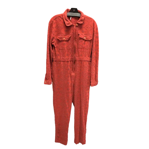 women's jumpsuits made of chiffonRed Jumpsuit Free People, Size 4