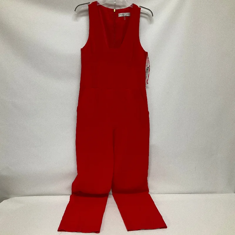 women's jumpsuits for stylish and functional fashionRed Jumpsuit Trina Turk, Size 10