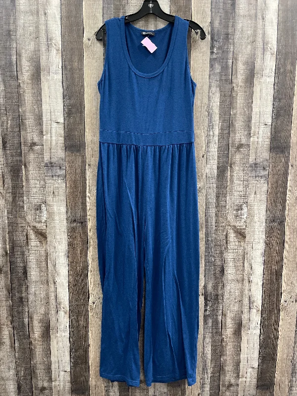 women's jumpsuits with Peter Pan collarsTeal Jumpsuit Cme, Size L