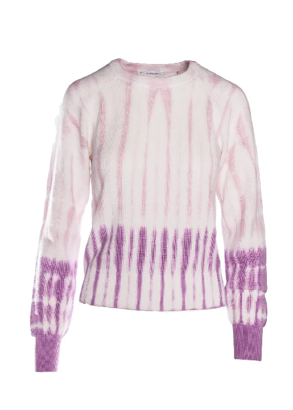 Hooded Cashmere SweatersCotton Dip Dye Crew Neck In Confection