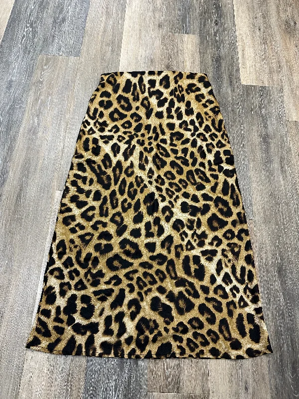 women's stretchy maxi skirts for dancingSkirt Maxi By KLD In Animal Print, Size: L