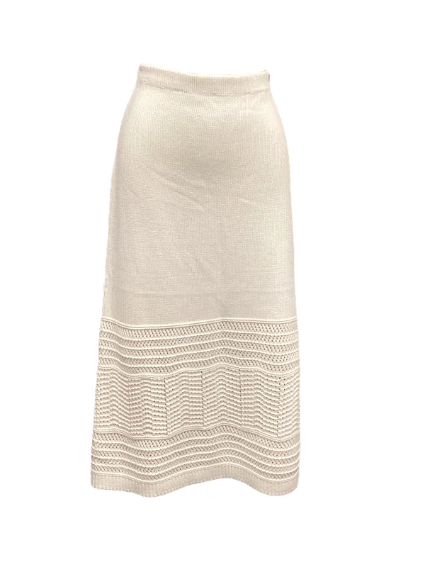 women's elegant skater skirtsSkirt Midi By Rachel Zoe In White, Size: Xl