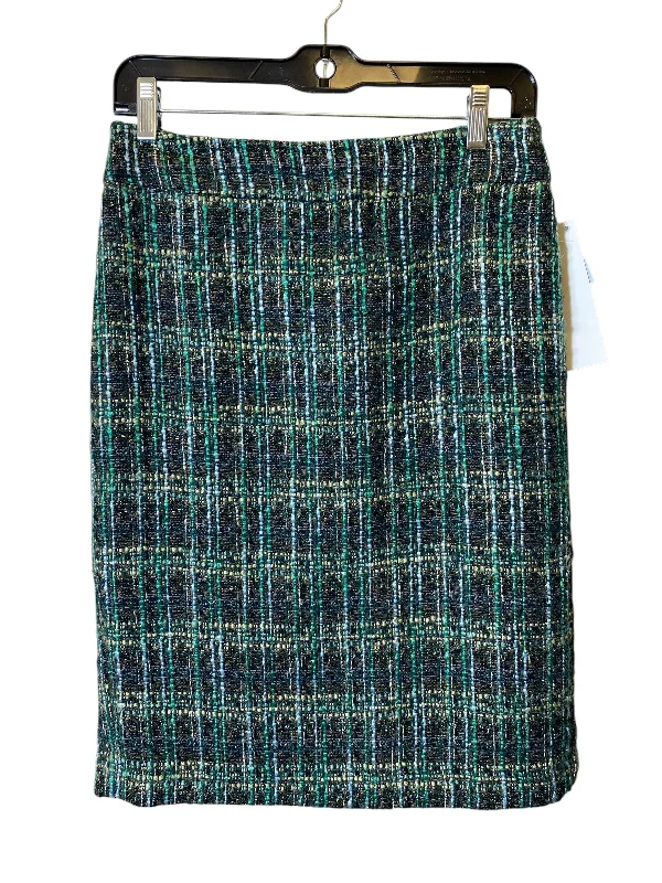 women's striped skirtsSkirt Mini & Short By Ann Taylor In Green, Size: 4