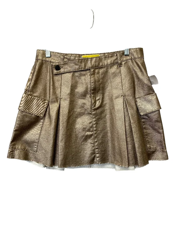 women's low-rise skirtsSkirt Mini & Short By Circus By Sam Edelman In Gold, Size: 8