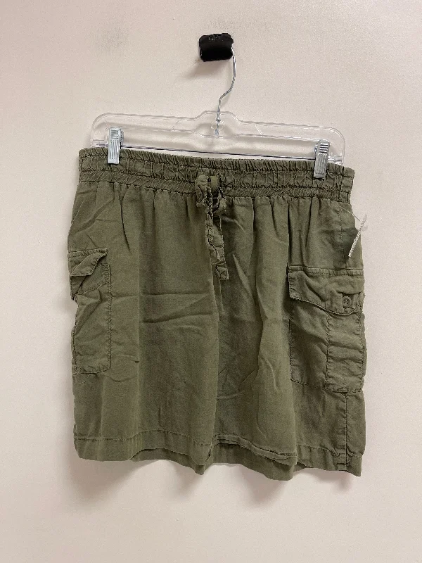 women's fitted skirtsSkirt Mini & Short By Cloth & Stone In Green, Size: 12