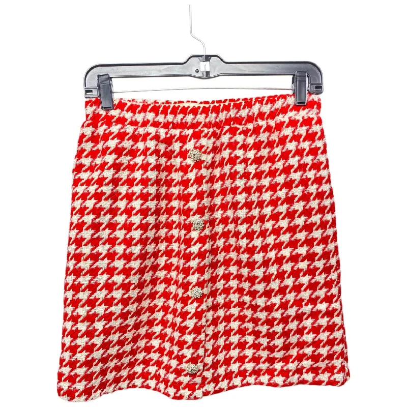 women's pencil skirtsSkirt Mini & Short By Entro In Red & White, Size: M