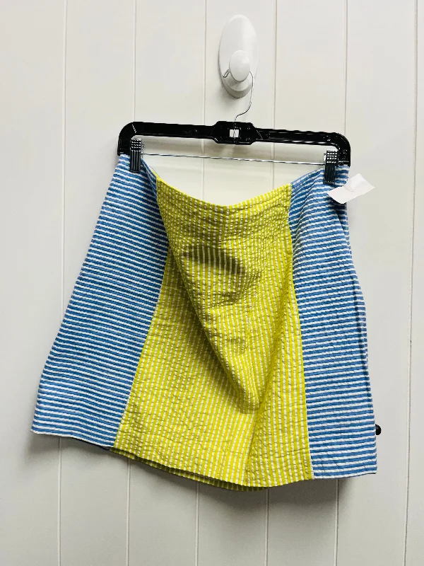 women's checked skirtsSkirt Mini & Short By Vineyard Vines In Blue & Yellow, Size: 14